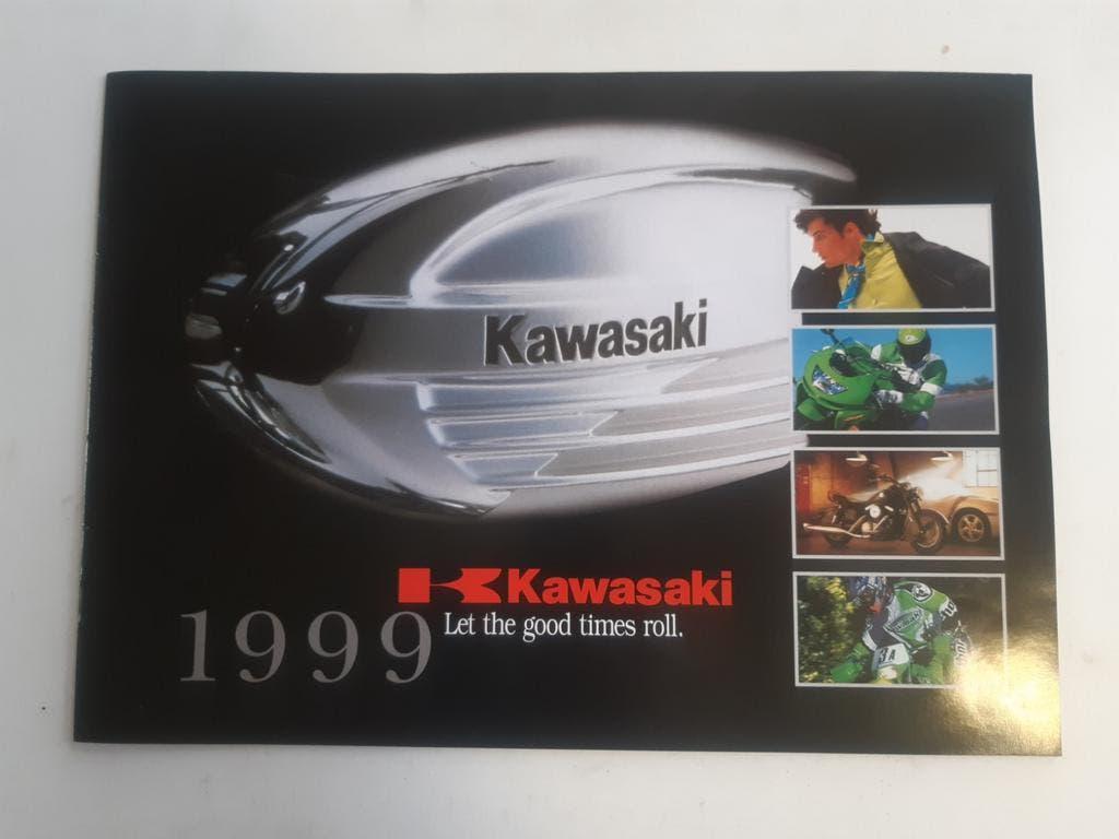 Kawasaki folder  1999   zeldzaam  Nederland /   Belgie, Ophalen of Verzenden, Kawasaki