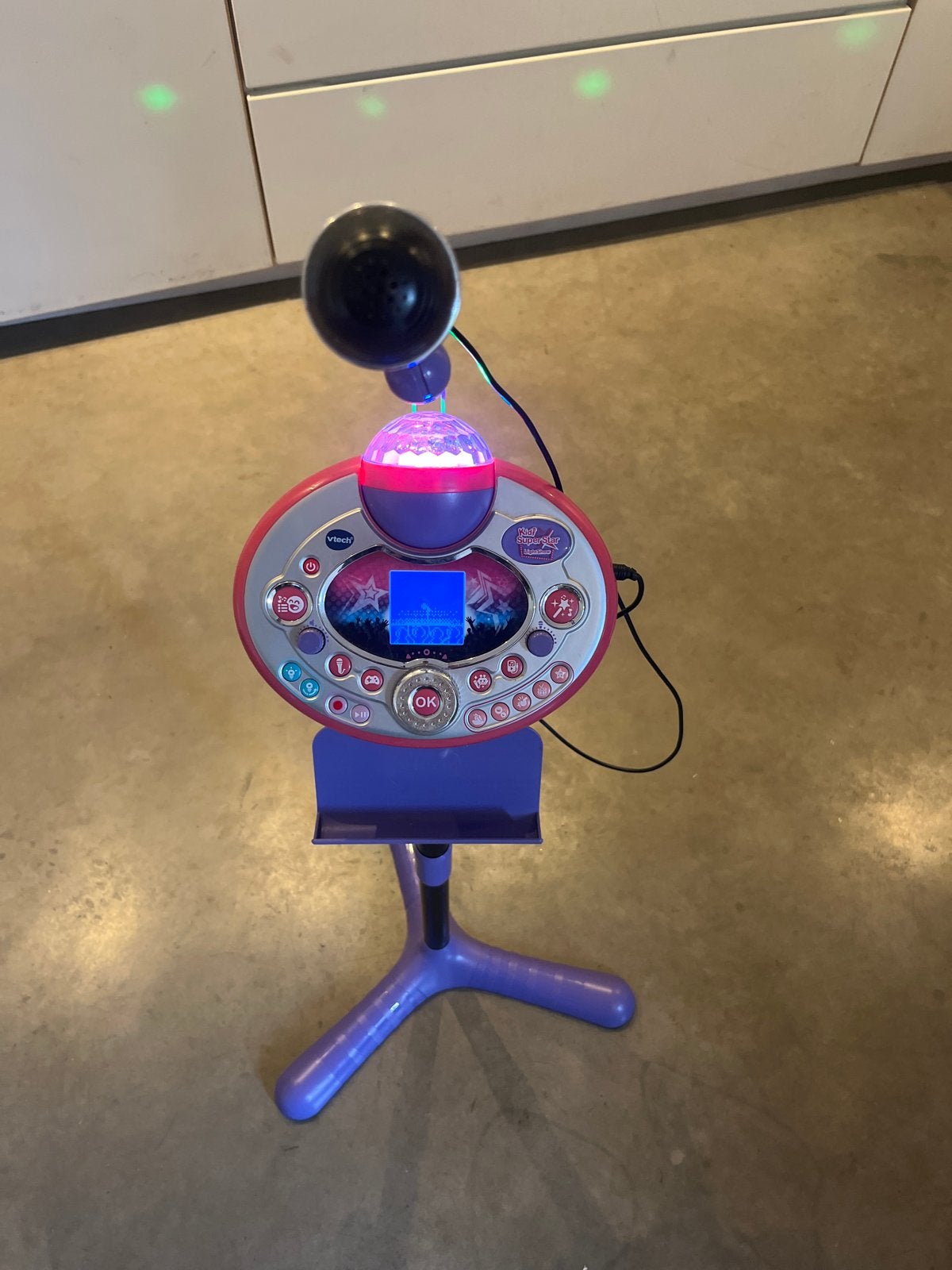 VTech Kidi Super Star Lichtshow Karaoke Microfoon, Ophalen, Gebruikt, Jongen of Meisje