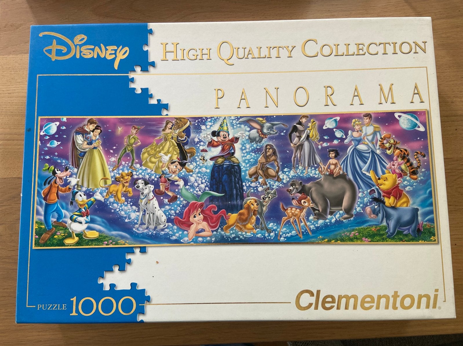 Panorama puzzel Disney 1000 stukjes, Ophalen of Verzenden, 500 t/m 1500 stukjes, Zo goed als nieuw