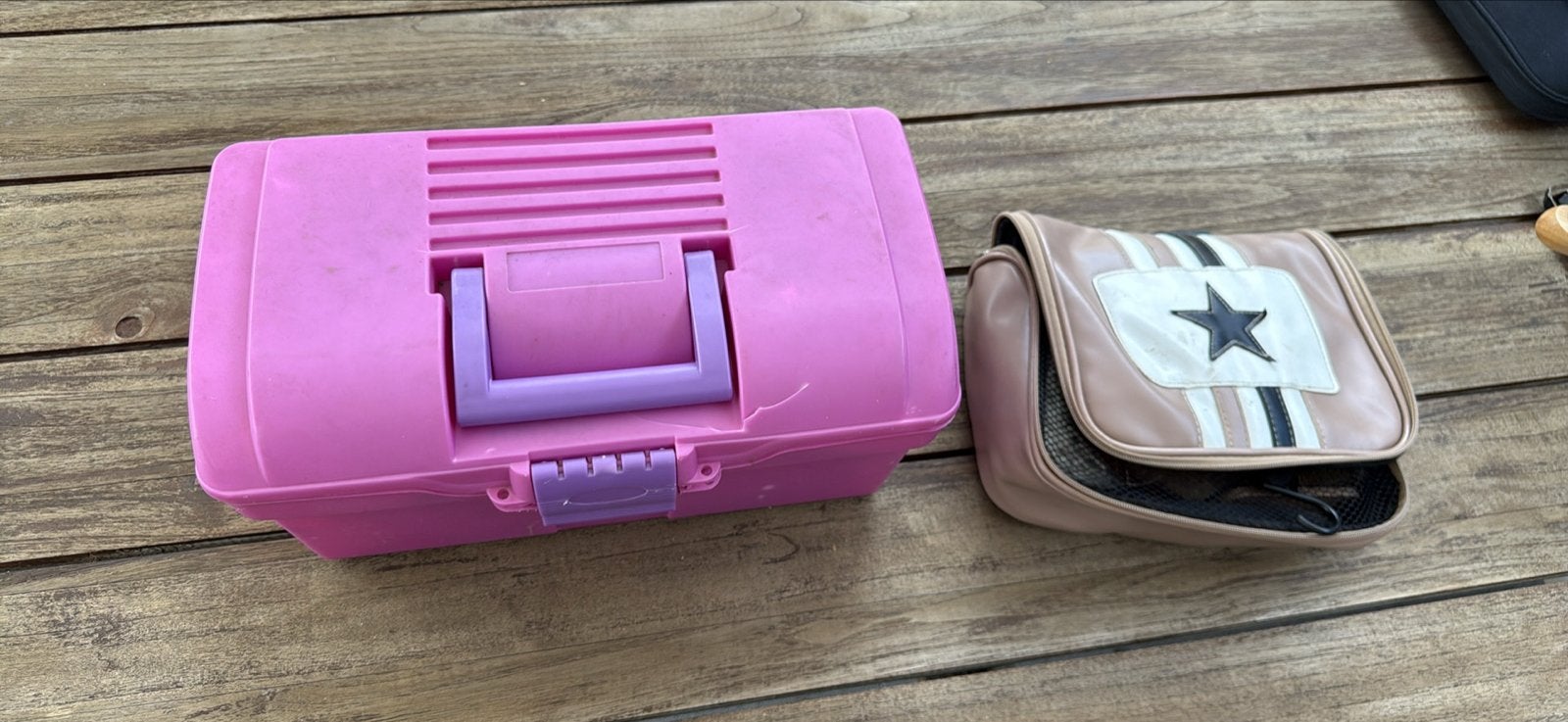 Gratis koffer en tas met paarden verzorging spullen, Dieren en Toebehoren, Ophalen of Verzenden, Gebruikt, Overige soorten