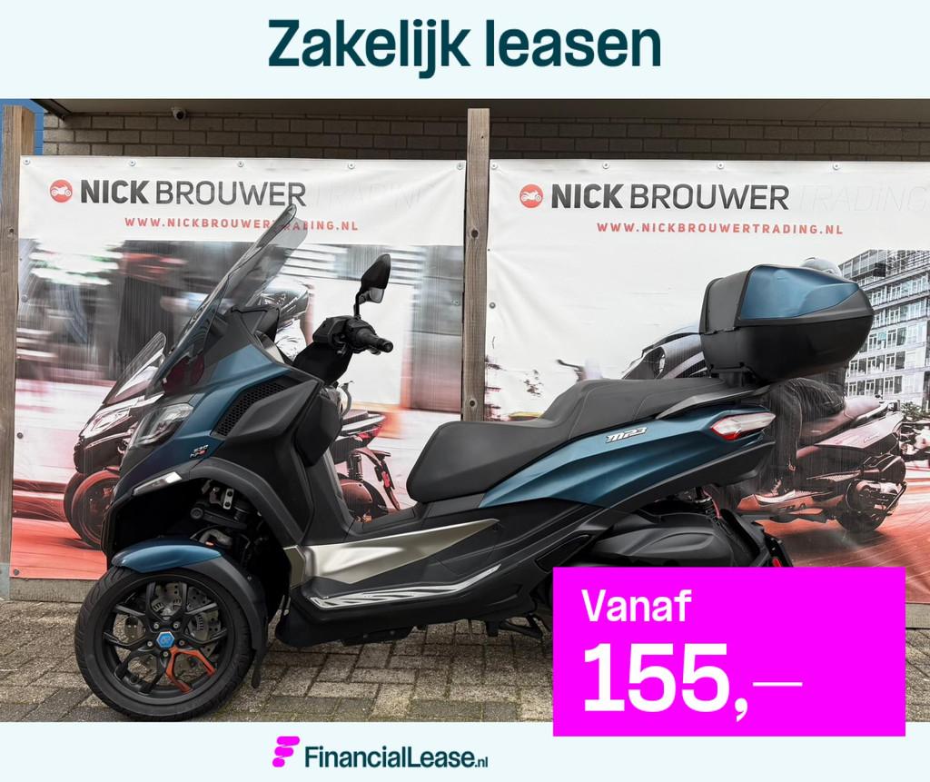 Piaggio MP3 530 HPE Exclusive | Topkoffer | 12 mnd garantie, Motoren, Traction Control, 530 cc, Bedrijf, Overig