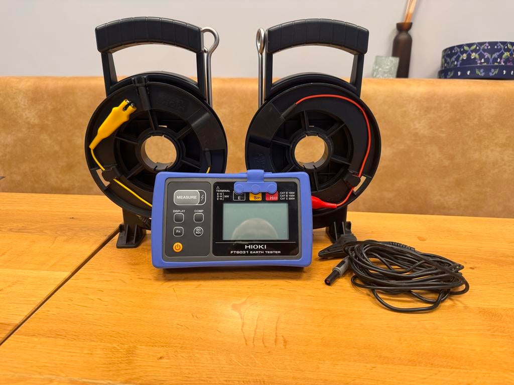 Hioki FT6031 Aarde Weerstand Meter ZGAN, Ophalen of Verzenden, Zo goed als nieuw, Elektriciteit