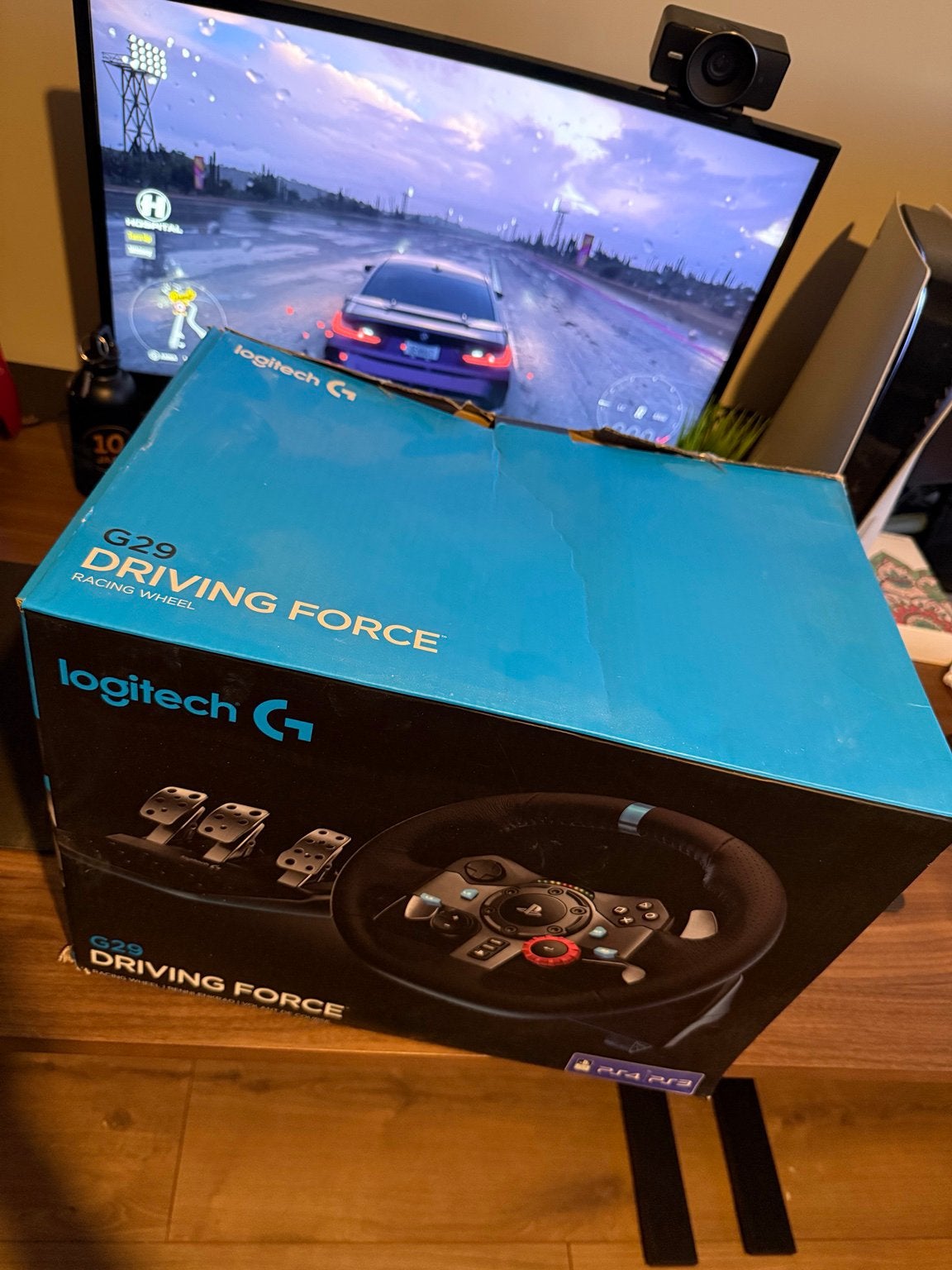Logitech G29 Racing Wheel + Pedalen + Shifter, Ophalen, Zo goed als nieuw, PlayStation 1