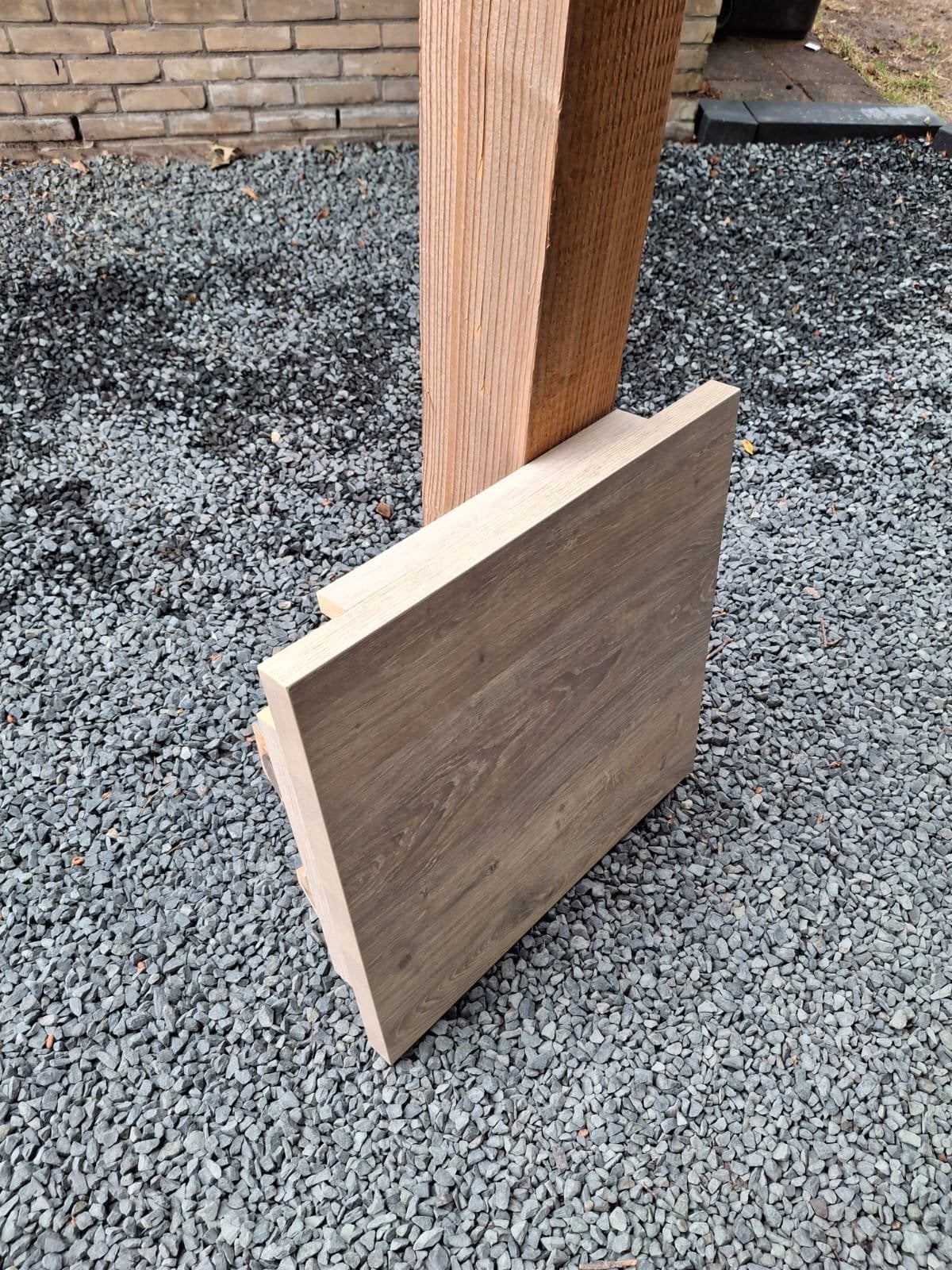 Lamulux Bijzettafel 60x60x40, Ophalen, Minder dan 45 cm, Gebruikt, Vierkant