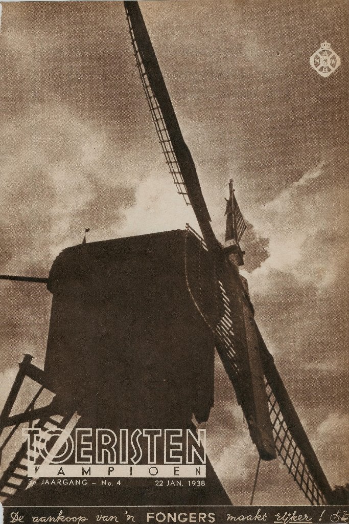 Tienhoven Utrecht molen knipsel 1938, Verzamelen, Gebruikt, Ophalen of Verzenden, Gebouw, Voor 1940