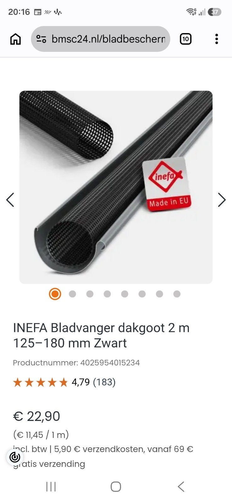 bladroosters, bladvanger dakgoot, Ophalen, Nieuw