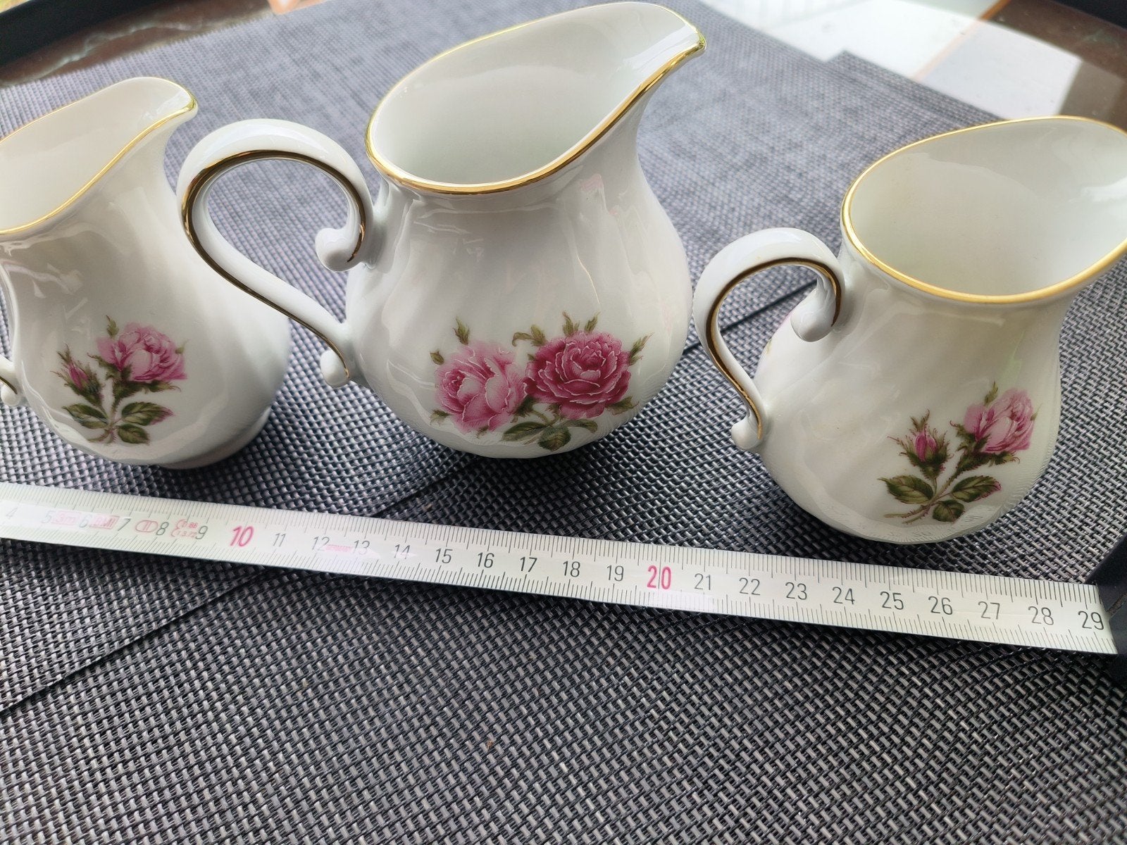 Kaiser Porzellan Melkkannetjes - Moorose Design, Ophalen of Verzenden