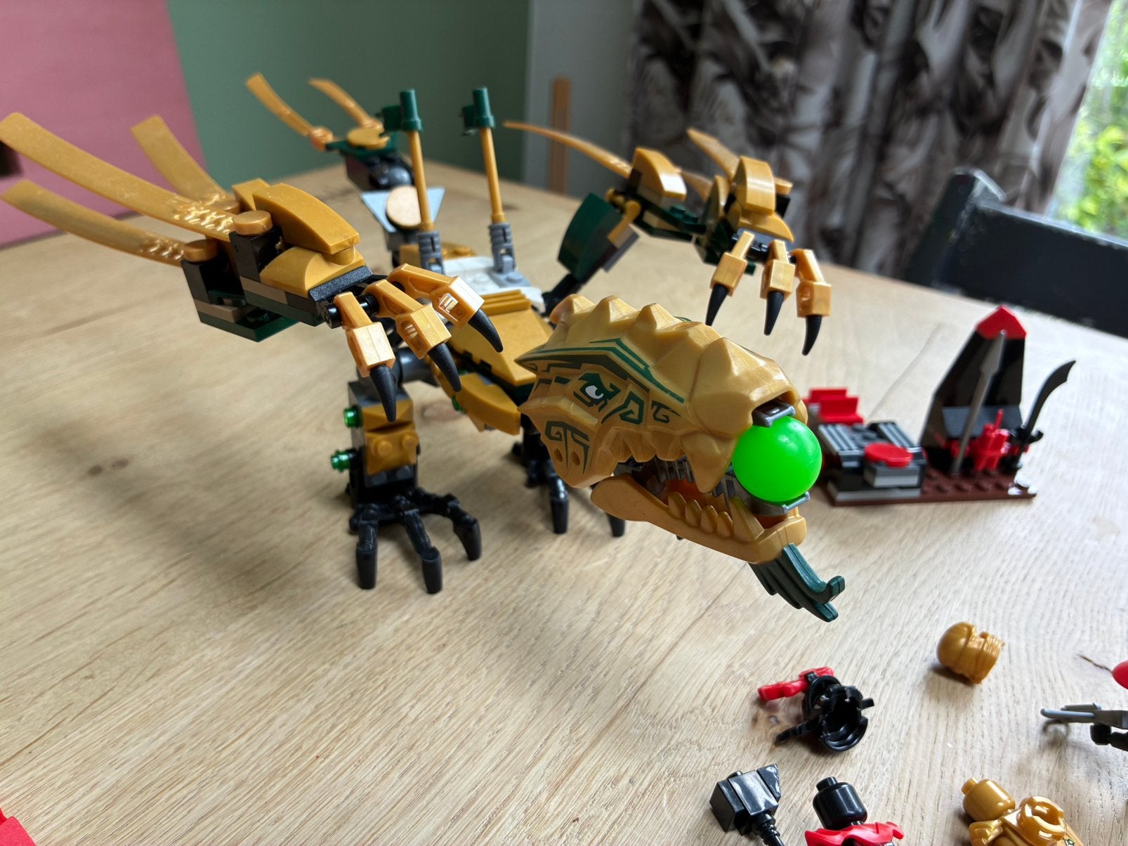 Mooie lego Ninjago set: The Golden Dragon (70503), Ophalen of Verzenden, Zo goed als nieuw
