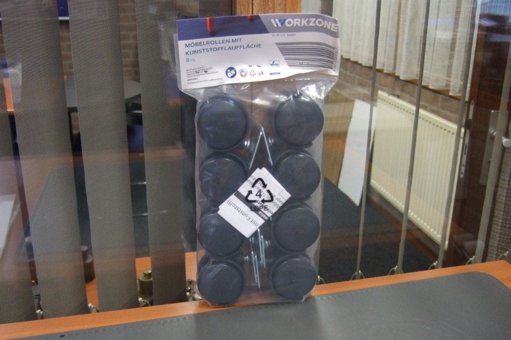 Zwenkwielen set Meubelrollers set van 8 stuks, Ophalen, Nieuw