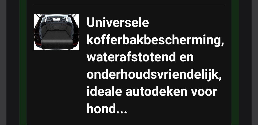 universele kofferbakbeschermer, Ophalen of Verzenden, Nieuw