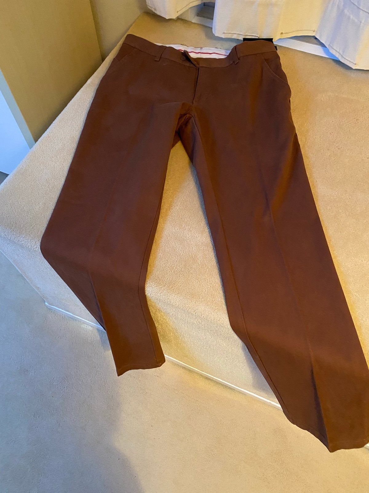 Nieuwe bruine broek - LIV Collection - Maat L, Ophalen of Verzenden, Nieuw, Maat 48/50 (M), Bruin