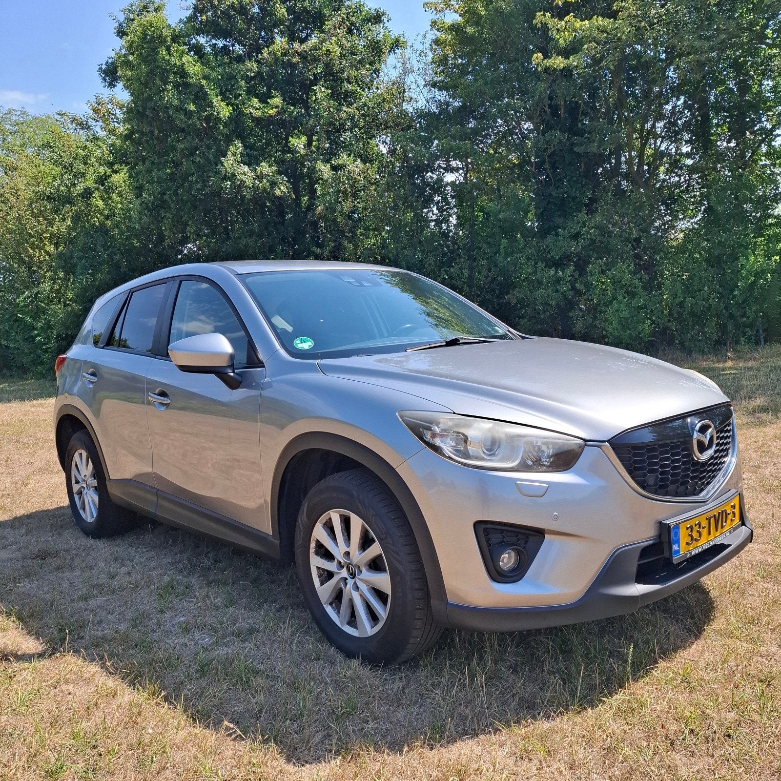 Mazda CX-5 2.0 Skyactiv-g 160pk 4WD Aut 2012 Grijs, Auto's, Automaat, 1800 kg, Zwart, 4 cilinders