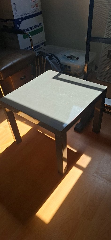 Bijzettafel | Ikea | Lack, Gebruikt, Vierkant, 55 tot 75 cm, Hout