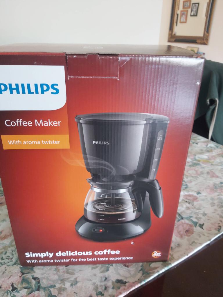 Philips koffiezetapparaat nieuw in doos, 10 kopjes of meer, Ophalen, Nieuw, Koffiemachine
