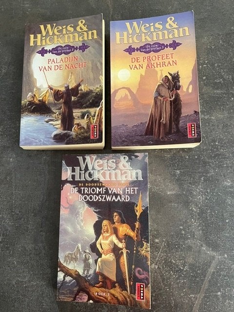 Weis & Hickman Boek Roos vd Profeet, Doodszwaard Serie, Boeken, Ophalen of Verzenden, Gelezen, Weis & Hickman