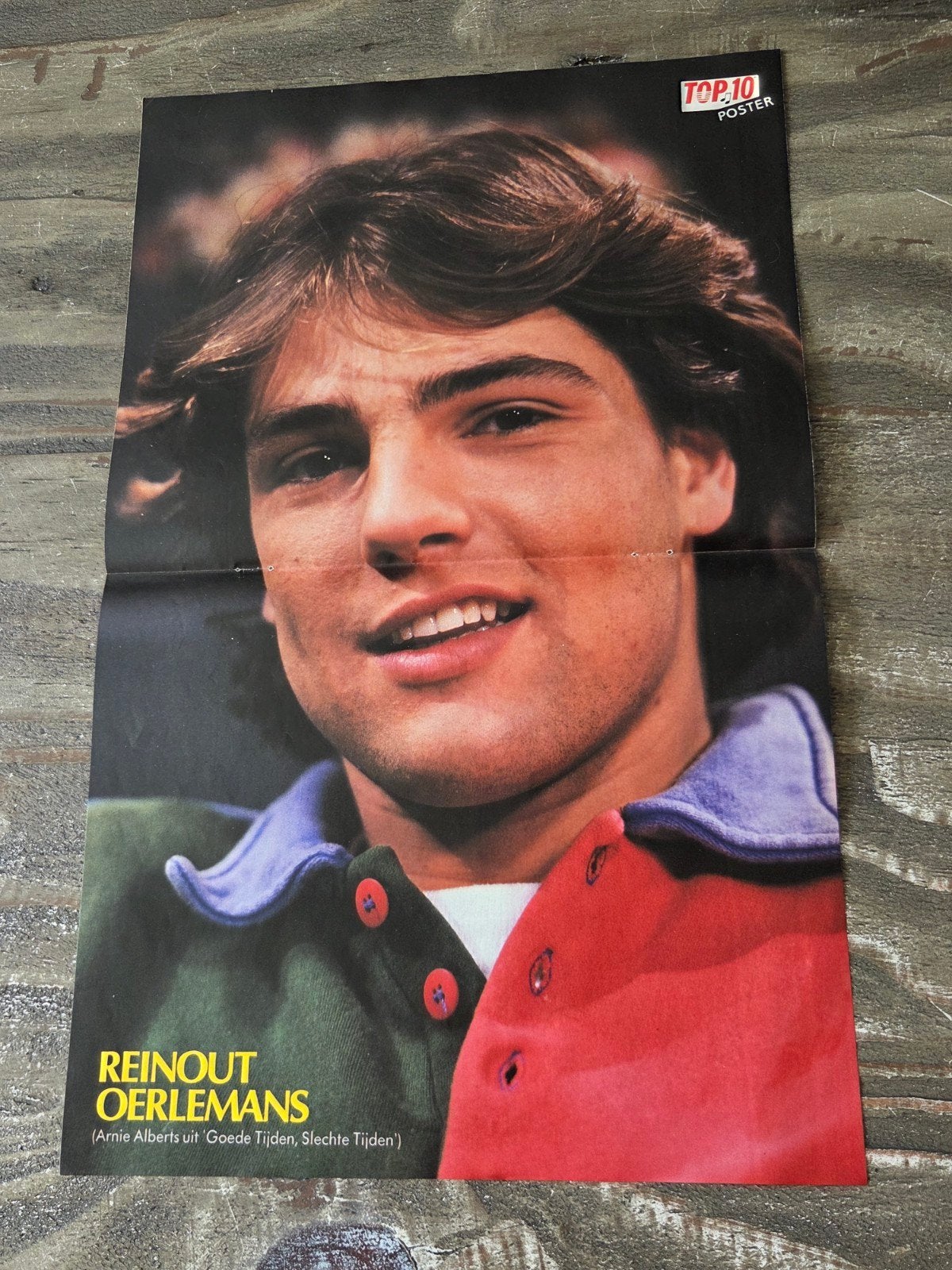GTST Poster Reinout Oerlemans (Arnie Alberts), Rechthoekig Staand, Ophalen of Verzenden, Zo goed als nieuw, A1 t/m A3