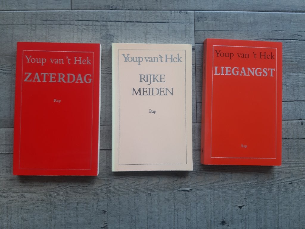 Youp van 't Hek - Zaterdag / Rijke Meiden / Liegangst, Boeken, Humor, Ophalen, Zo goed als nieuw, Youp van 't Hek, Verhalen