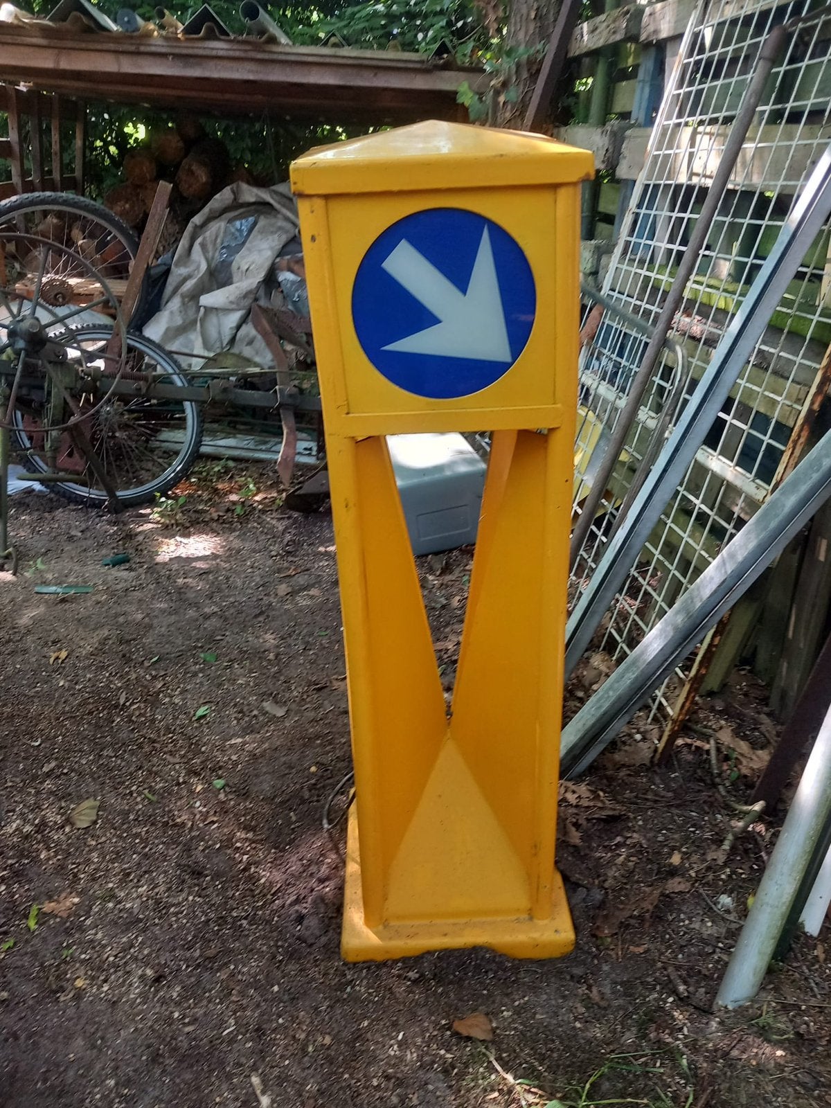 Verkeerszuil, Ophalen, Gebruikt
