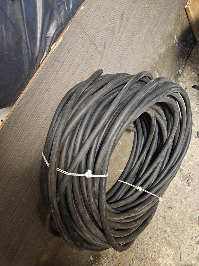 Elektrakabel 50m H07RN-F 4G4 mm², Ophalen of Verzenden, Nieuw, Kabel of Snoer