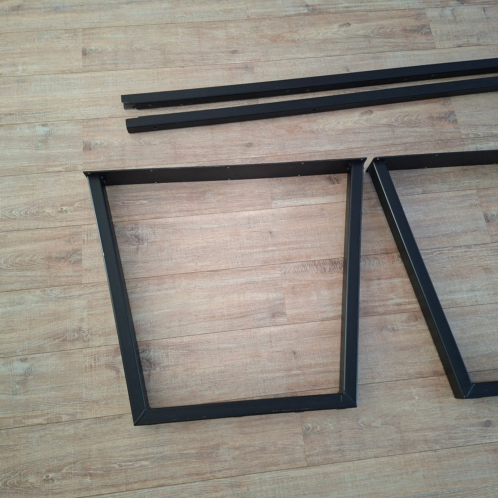 Stalen tafelpoten zwart, Ophalen, Tafelpoot, Strak, 50 tot 100 cm