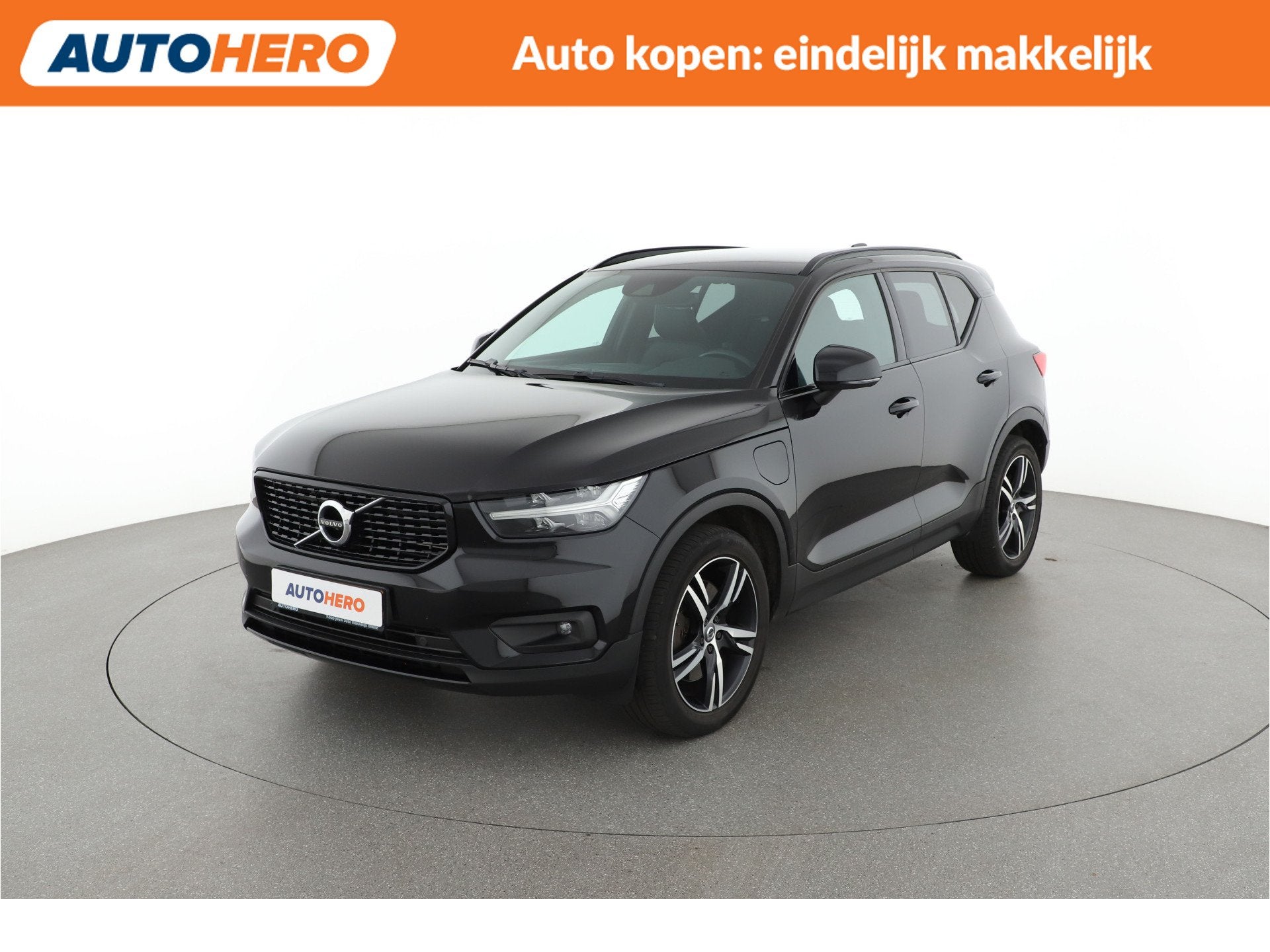 Volvo XC40 1.5 T5 Recharge R-Design | GU82918 | (bj 2020), Auto's, Met garantie (alle), Zwart, Leder, Bedrijf