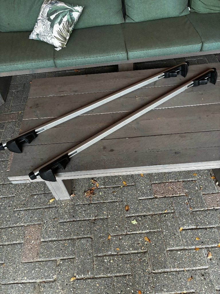 Dakdragers voor alle merken met open rail met slot, Ophalen of Verzenden, Gebruikt