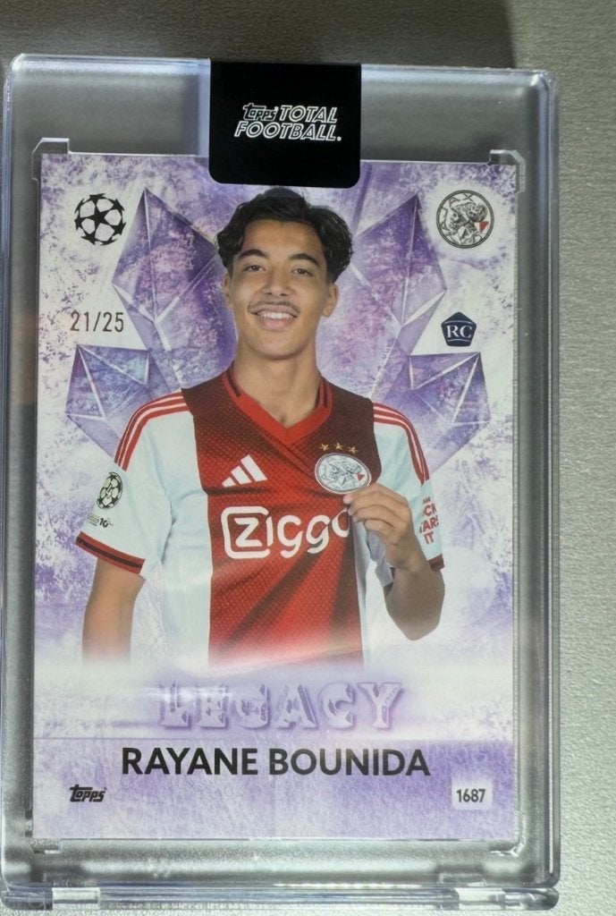 Rayane Bounida Topps Rookie /25, Verzenden, Zo goed als nieuw, Ajax, Spelerskaart