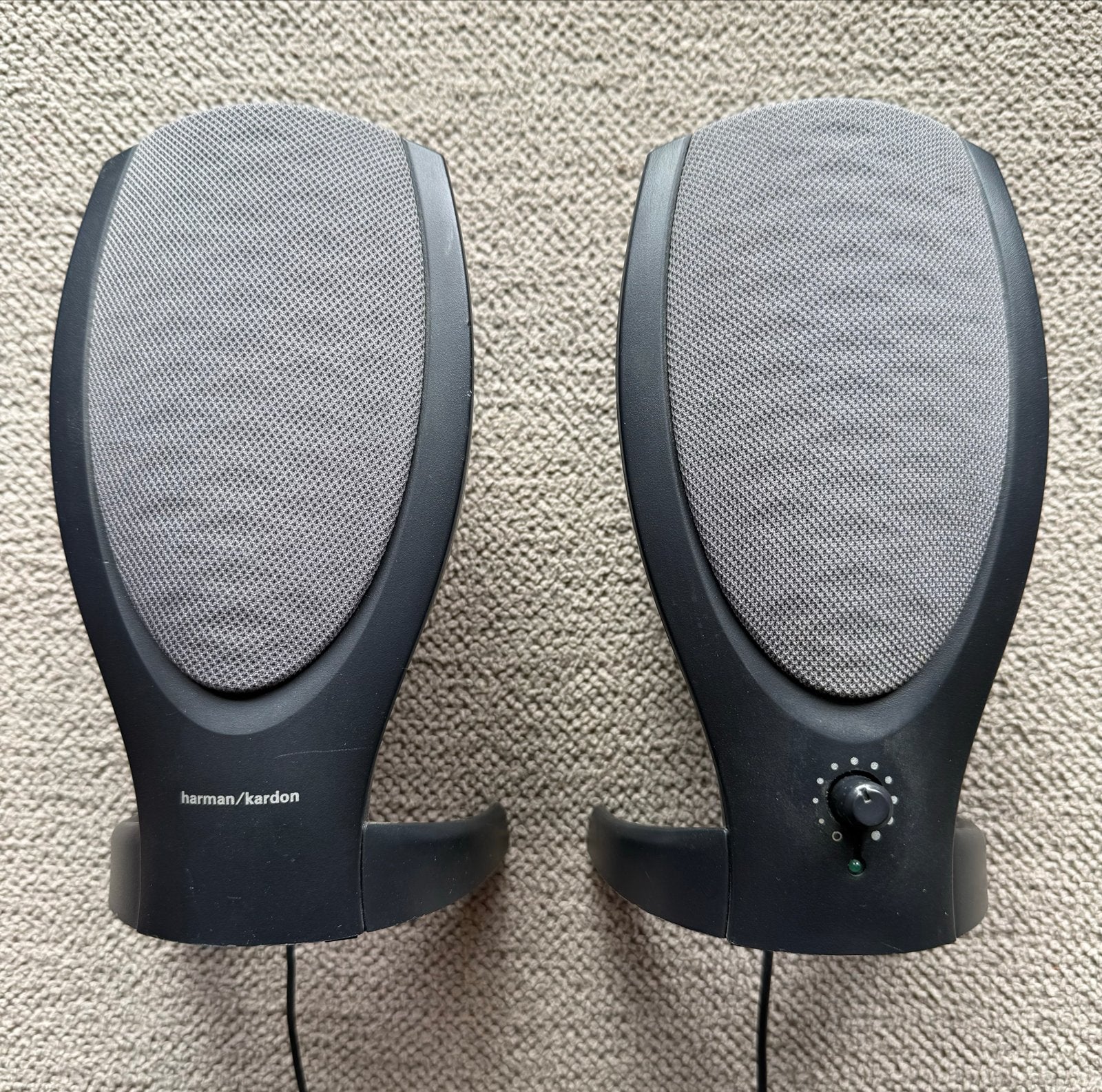 Harman Kardon HK206 25W speakerset computer, Audio, Tv en Foto, Luidsprekers, Ophalen, Stereo speakers, Gebruikt, AUX-ingang