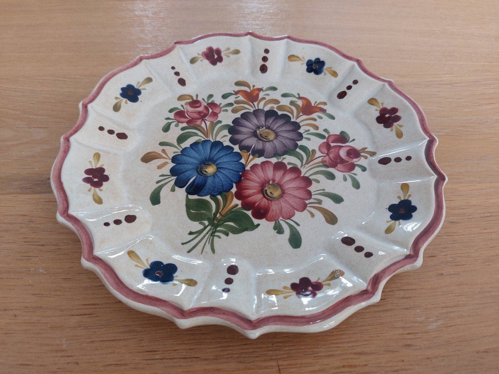 Decoratief wandbordje (18 bij 18 cm), Antiek en Kunst, Ophalen of Verzenden