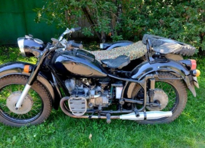 Dnepr K750 zwart, Motoren, 2 cilinders, 750 cc