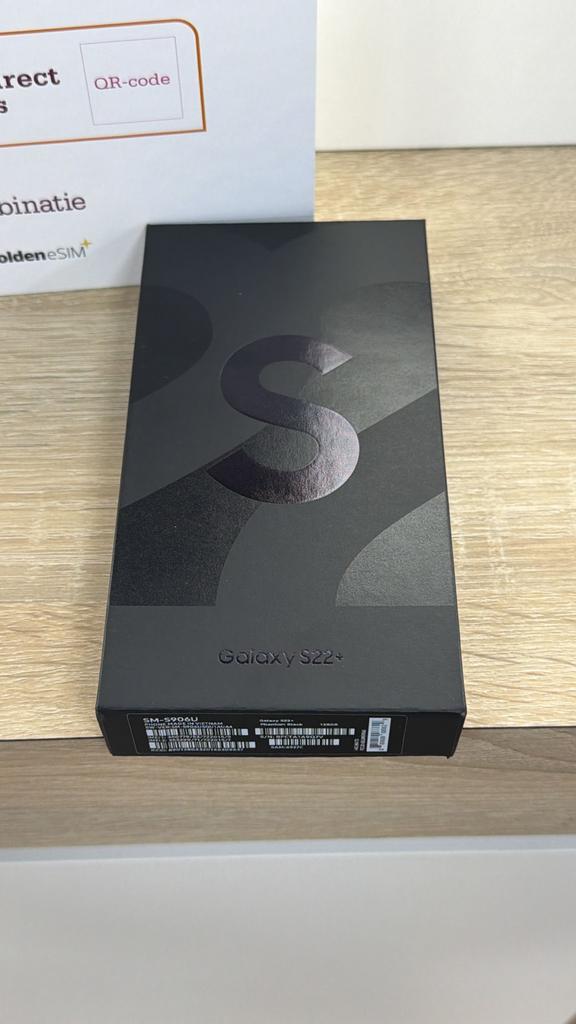 Samsung Galaxy S22+ 128GB Zwart - Nieuw in doos, Telecommunicatie, Mobiele telefoons | Samsung, Zwart, Touchscreen, Ophalen of Verzenden