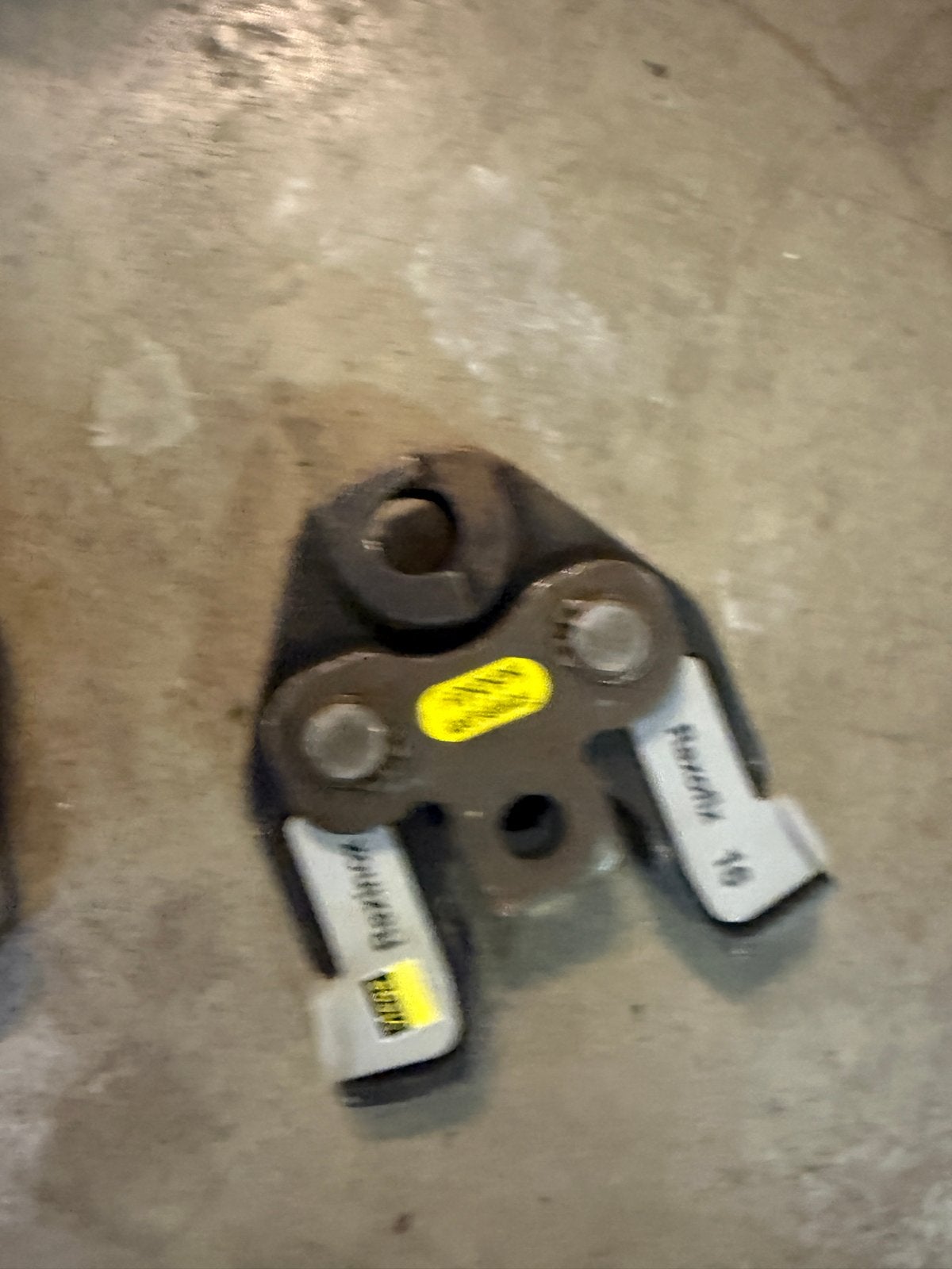Viega Raxofix persbekken 16, 20, 25 mm, Ophalen, Gebruikt, Overige typen, Viega