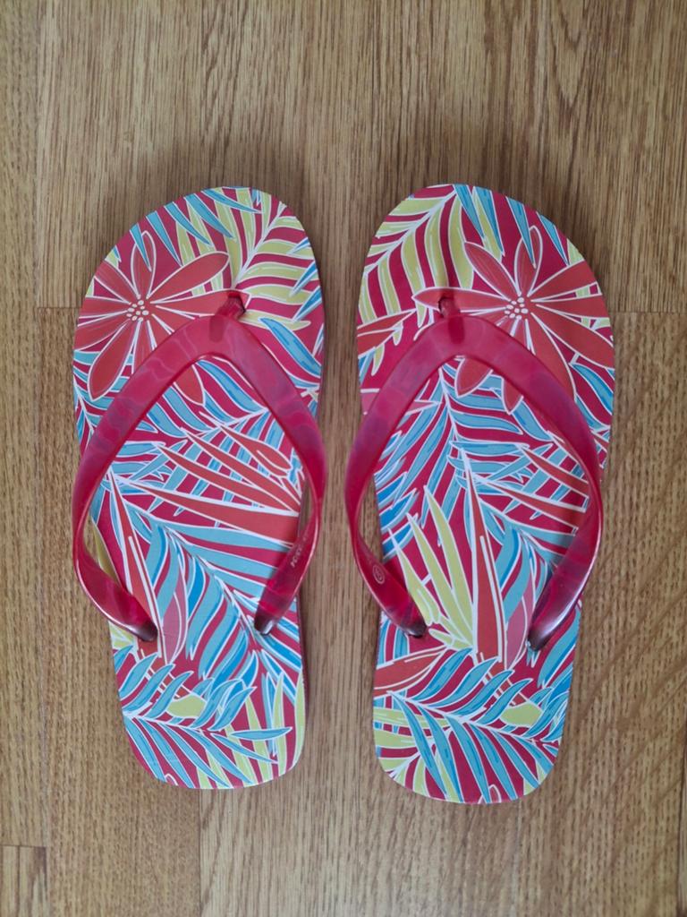 NIEUW  Roze - blauwe - groene slippers maat 33-34, C&A, Meisje, Overige typen, Nieuw