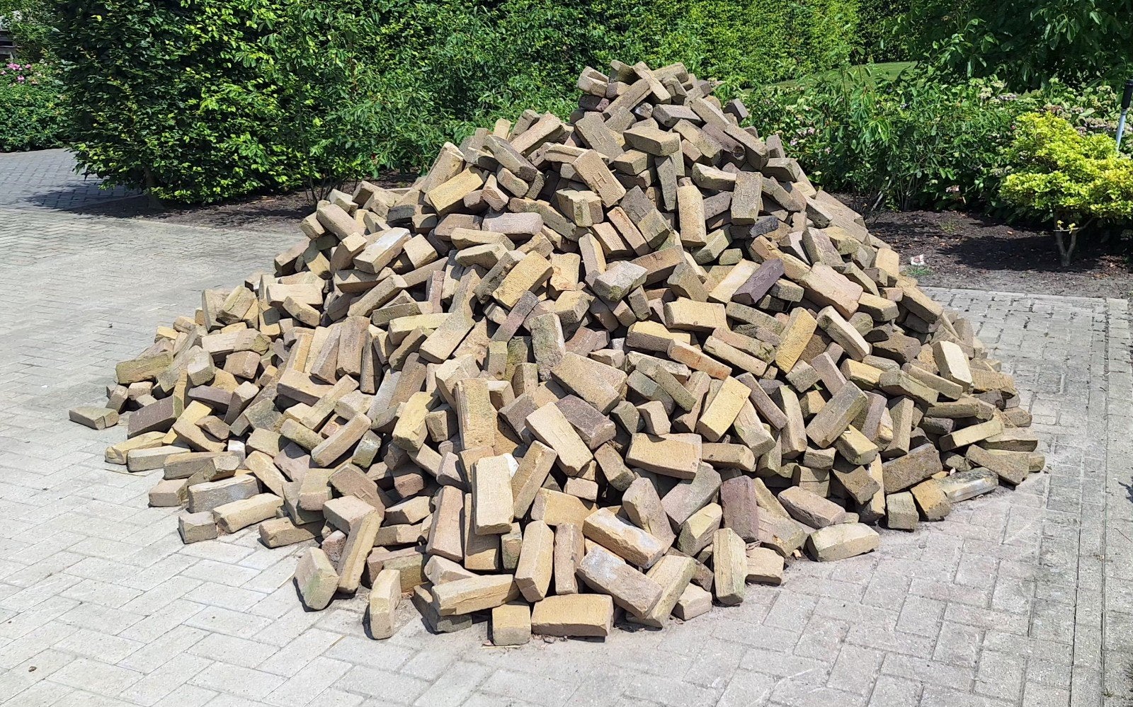 Oud gebakken waaltjes, Tuin en Terras, Ophalen, 10 m² of meer, Klinkers