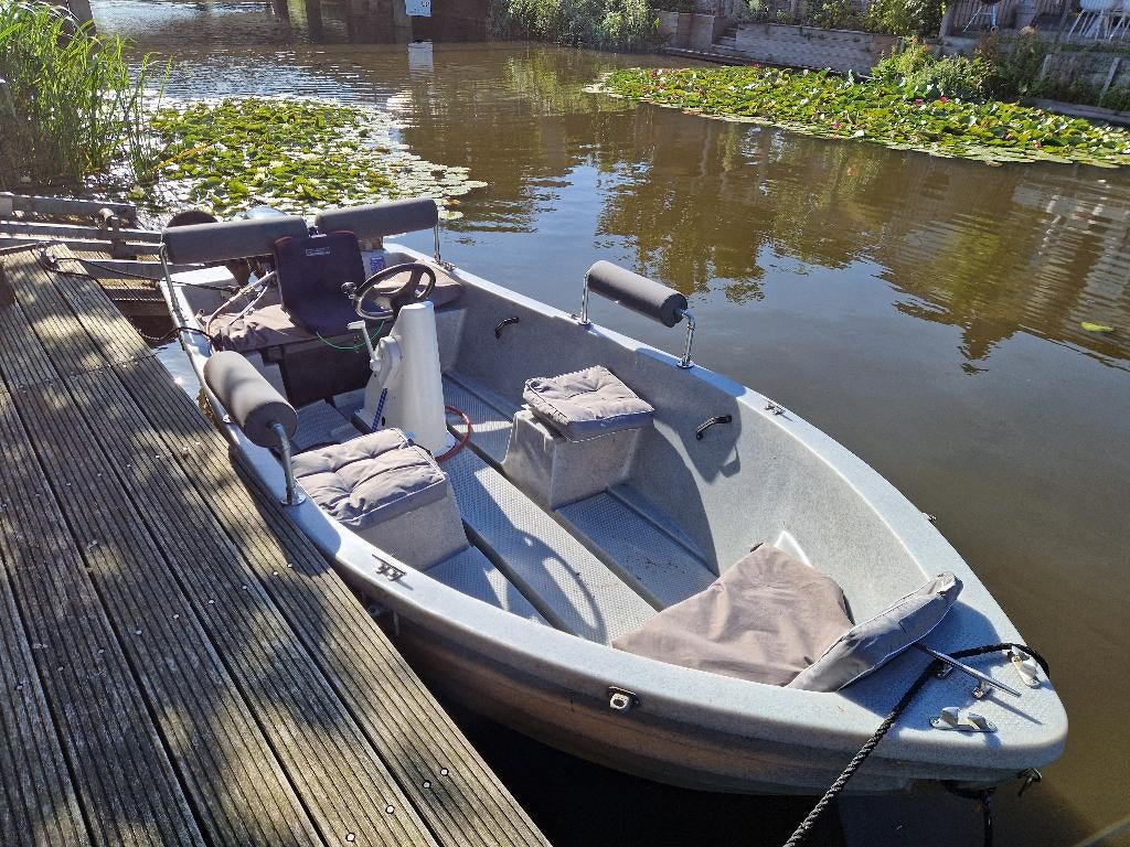 Pioner 13 boot/sloep met stuurconsole, Watersport en Boten, Ophalen, Gebruikt, Tot 10 pk, 3 tot 6 meter
