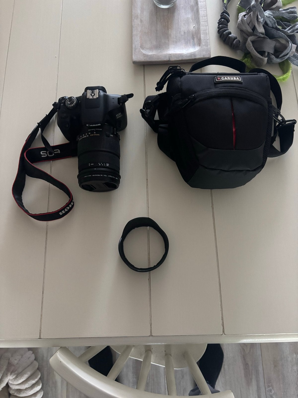 Canon EOS 2000D met Sigma 18-200mm lens en tas, Ophalen, Spiegelreflex, Canon, Beeldstabilisatie