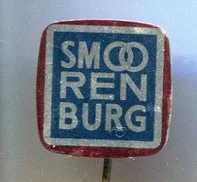 Smoorenburg kledingwinkels blik speldje ( W_385 ), Verzenden, Zo goed als nieuw, Merk, Speldje of Pin