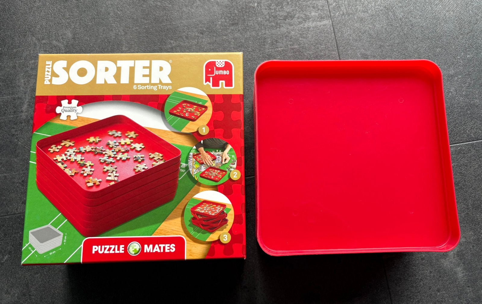 Legpuzzel sorteerbakjes Jumbo, Ophalen of Verzenden, Gebruikt