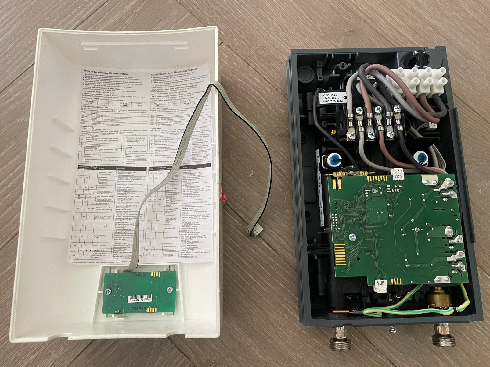 Clage doorstroomboiler - doorstromer DEFECT!, Doe-het-zelf en Verbouw, Minder dan 20 liter, Ophalen of Verzenden, Gebruikt, Boiler