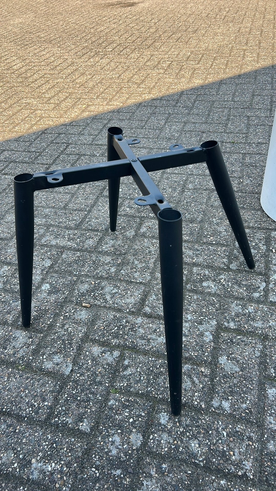 Onderstel stoel zwart - gratis, Huis en Inrichting, Stoelen, Ophalen, Zo goed als nieuw, Zwart, Eén