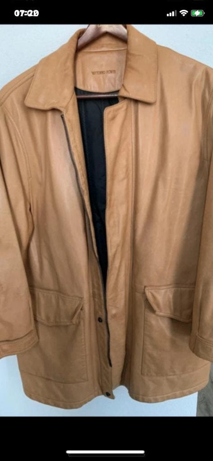 Herenjas Vittorio forti, Ophalen of Verzenden, Zo goed als nieuw, Maat 56/58 (XL), Bruin