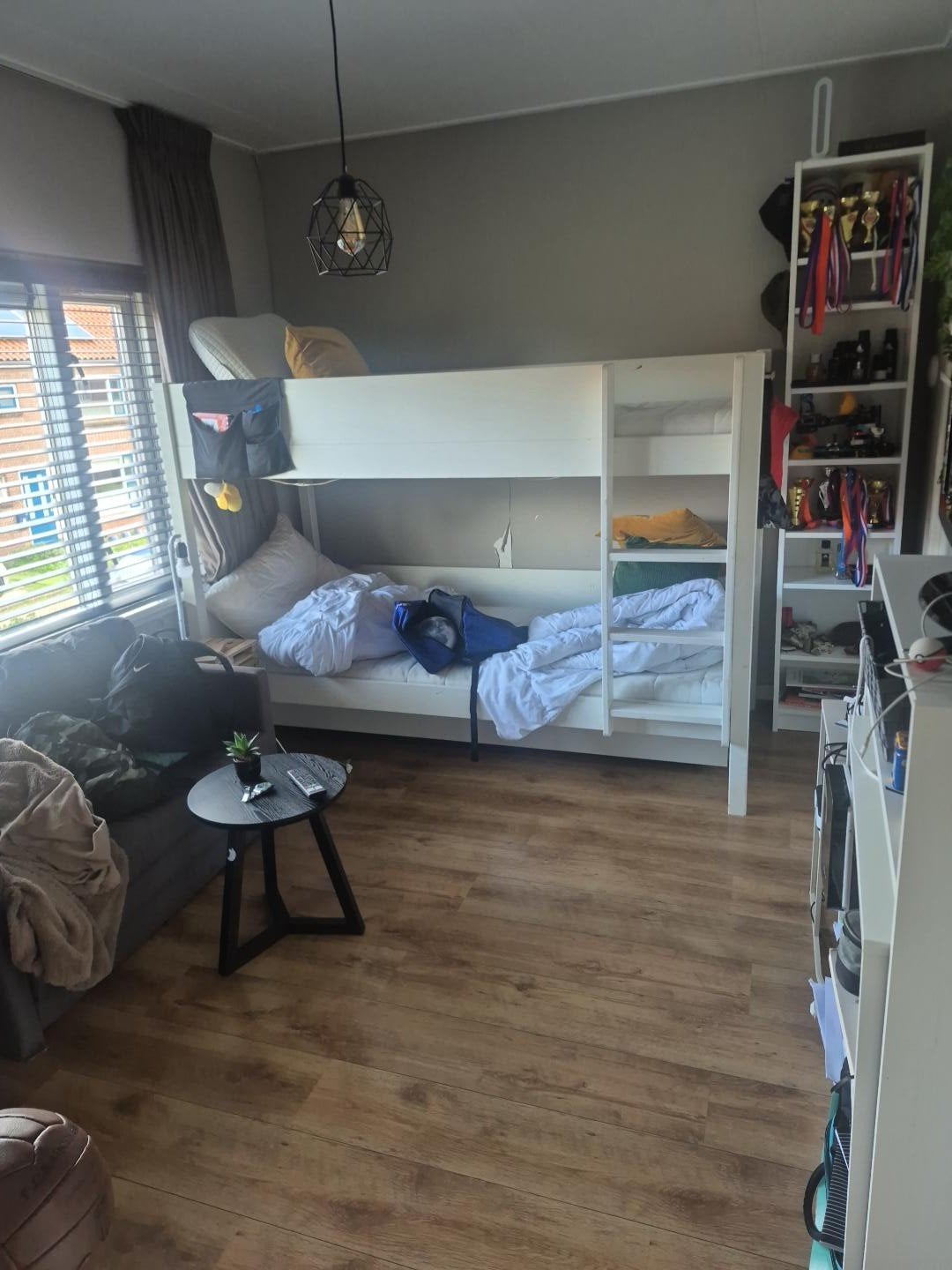 stapelbed 90 200, Huis en Inrichting, Ophalen, Gebruikt, 90 cm, 160 tot 180 cm