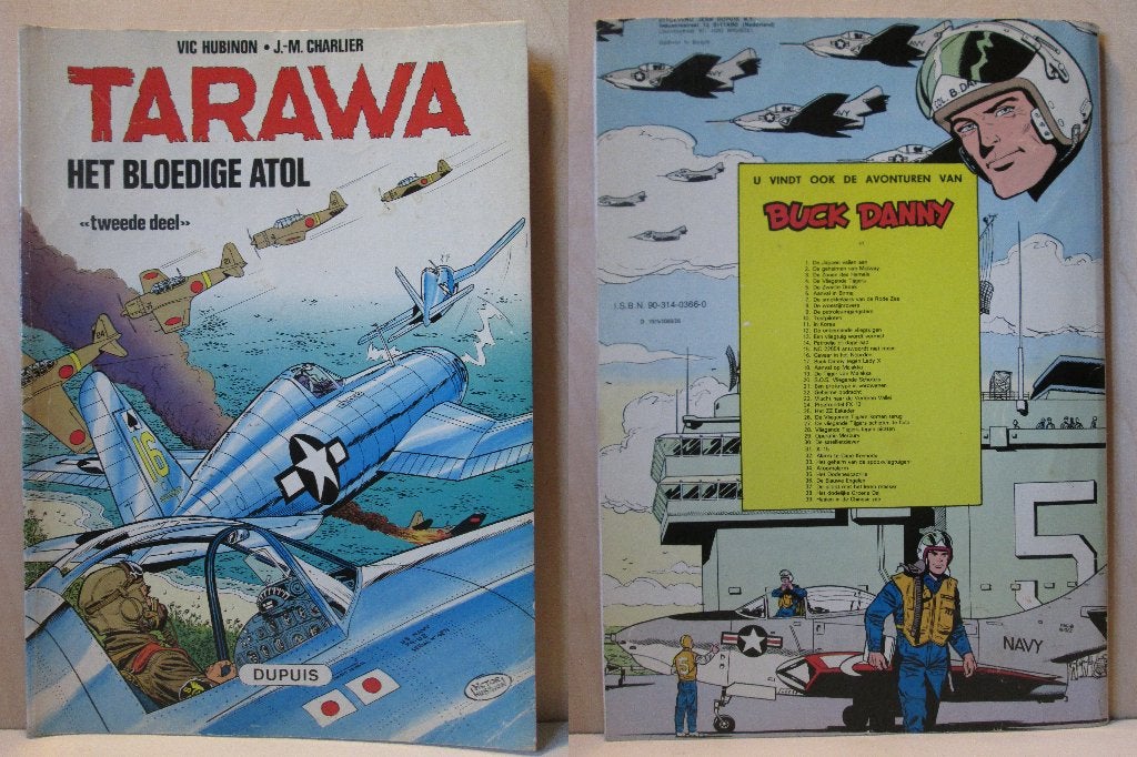 Tarawa, het bloedige atol 2 (SC), Eén stripboek, Ophalen of Verzenden, Zo goed als nieuw, Jean-Michel Charlier en Victor Hubinon