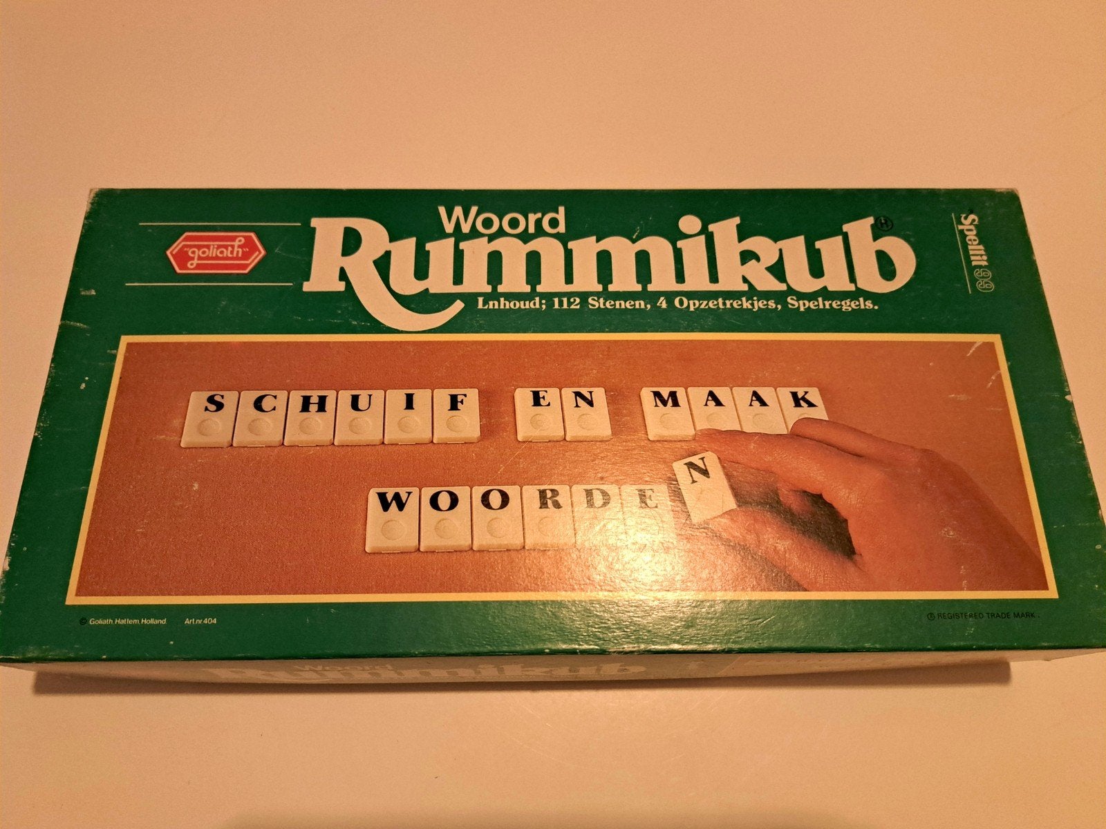 Woord Rummikub - Klassiek Woordspel van Goliath, Hobby en Vrije tijd, Drie of vier spelers, Ophalen of Verzenden, Gebruikt, Goliath