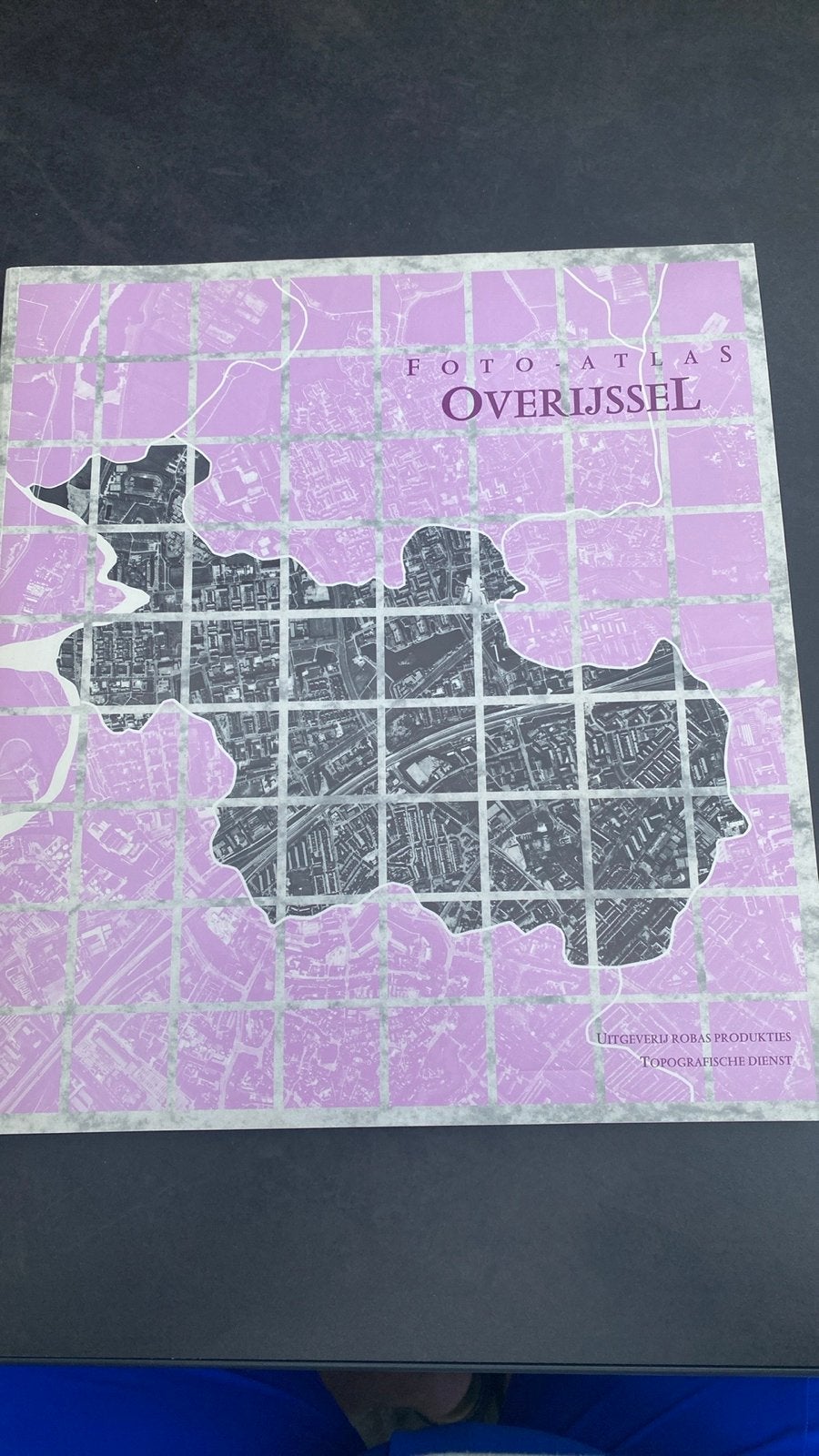Foto Atlas Overijssel - Topografische Dienst, Gelezen, Overige atlassen, Ophalen of Verzenden, 1800 tot 2000