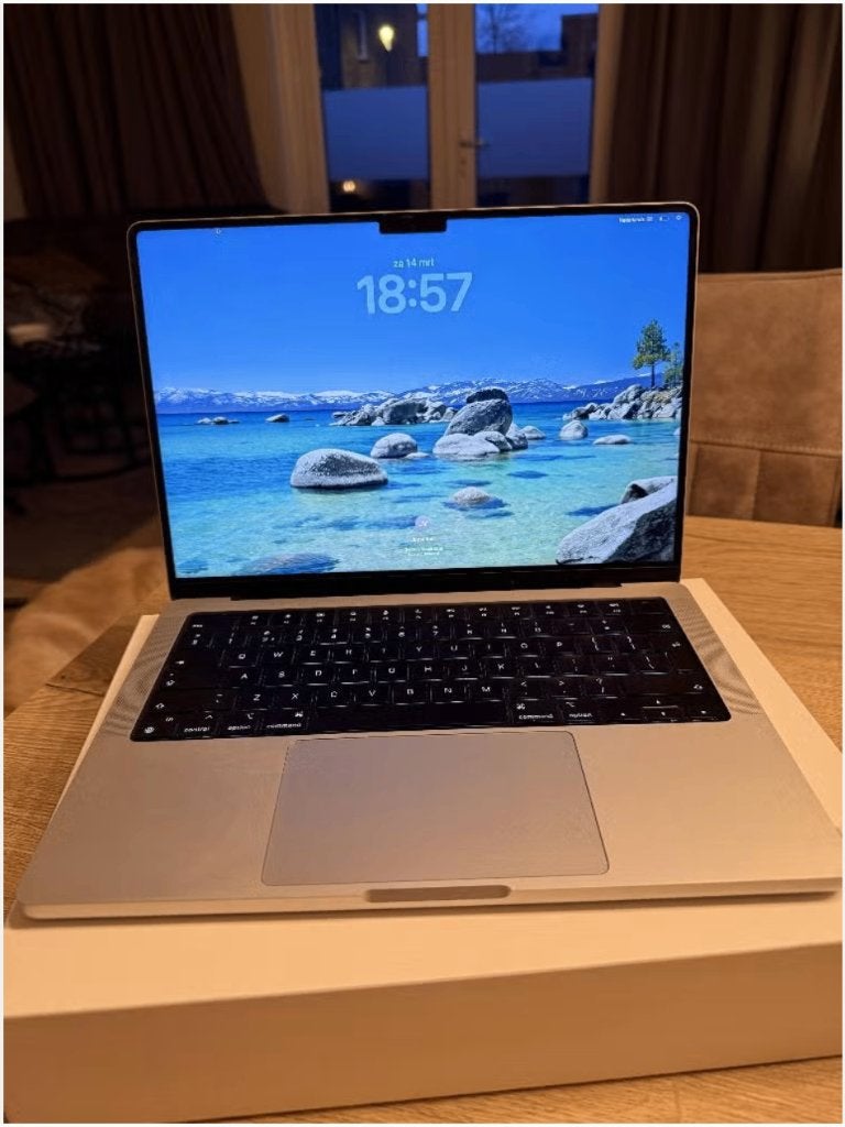 Apple MacBook Pro 14 M1 Pro 16GB 1TB (2021) + doos & oplader, Computers en Software, Apple Macbooks, 1 TB of meer, Qwerty, Overige groottes