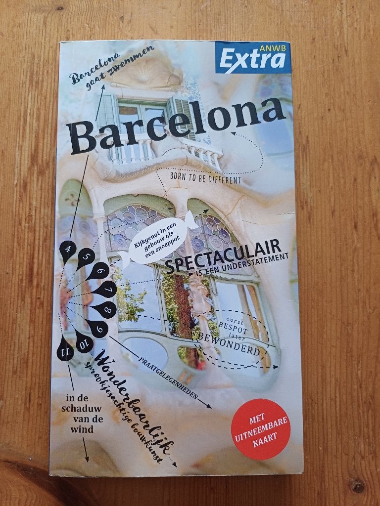 Reisgids Barcelona (ANWB-Extra), Boeken, ANWB, Europa, Ophalen of Verzenden, Zo goed als nieuw