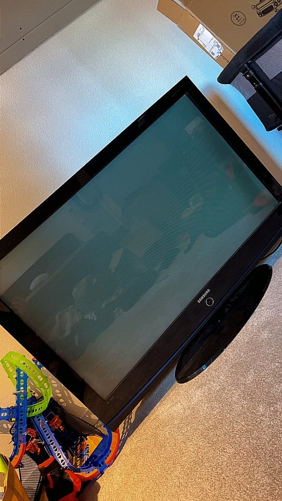 Samsung TV gratis af te halen, Audio, Tv en Foto, 50 Hz, Samsung, Full HD (1080p), Gebruikt