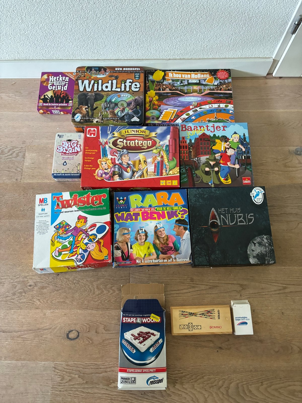 Gezelschapsspellen, Ophalen, Zo goed als nieuw