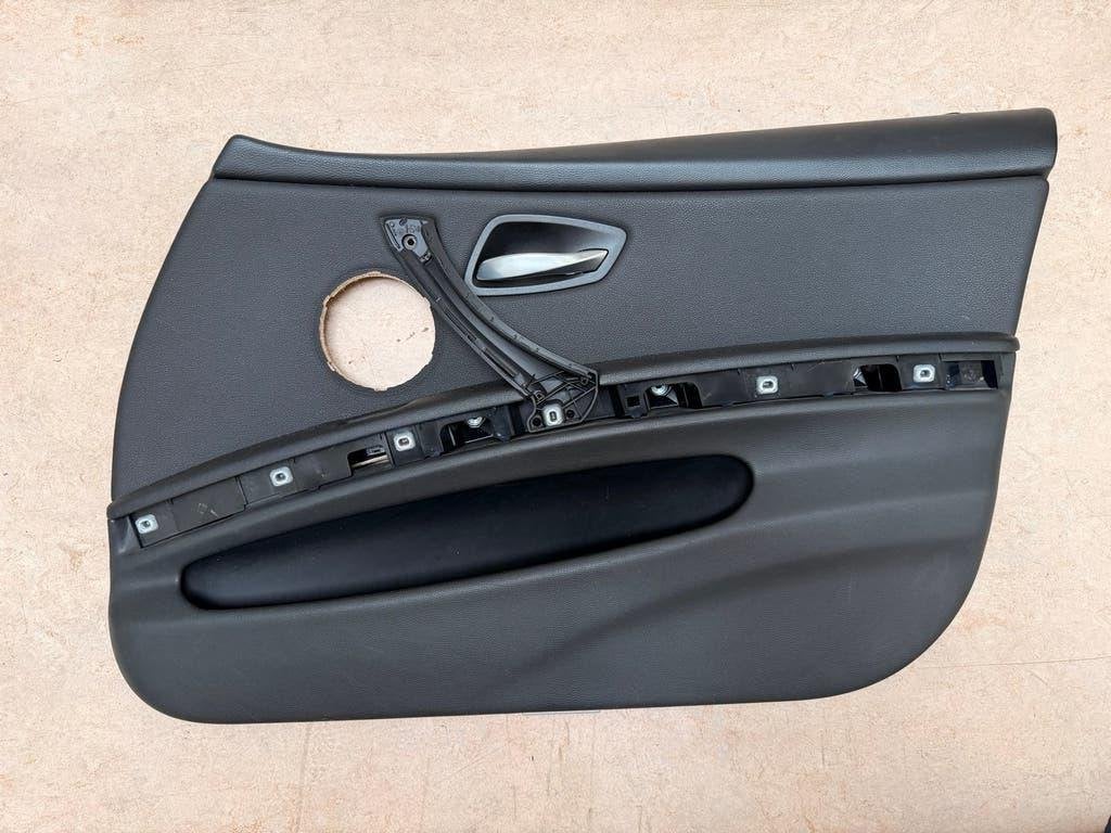 Zwart leren deurpanelen set voor BMW E90 E91, Auto-onderdelen, Ophalen, Gebruikt, BMW